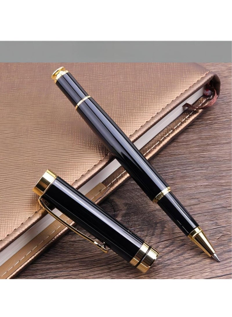 PARKER Expert Ballpoint Pen Black with Chrome Trim Luxury Line 0.5mm Tip Come 2 Pieces Ink Refill Nice BallPens Classy Gift Box for Student Executive Office - Image 3