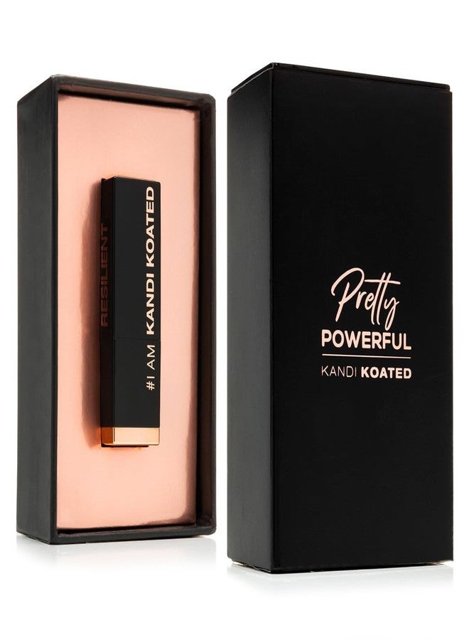 Kandi Koated Pretty Powerful Lipstick [Fierce] Matte Lip Color by Kandi Burruss | Special Edition Packaging | Creamy Texture, Rich Color, Paraben-Free, Cruelty-Free Formula | Beauty & Makeup - Image 3