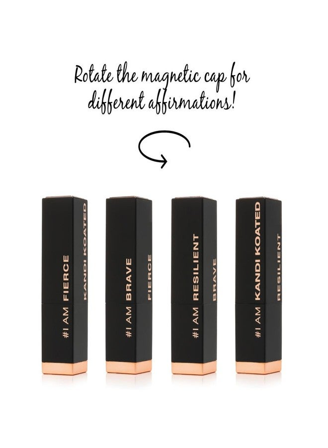 Kandi Koated Pretty Powerful Lipstick [Fierce] Matte Lip Color by Kandi Burruss | Special Edition Packaging | Creamy Texture, Rich Color, Paraben-Free, Cruelty-Free Formula | Beauty & Makeup - Image 4