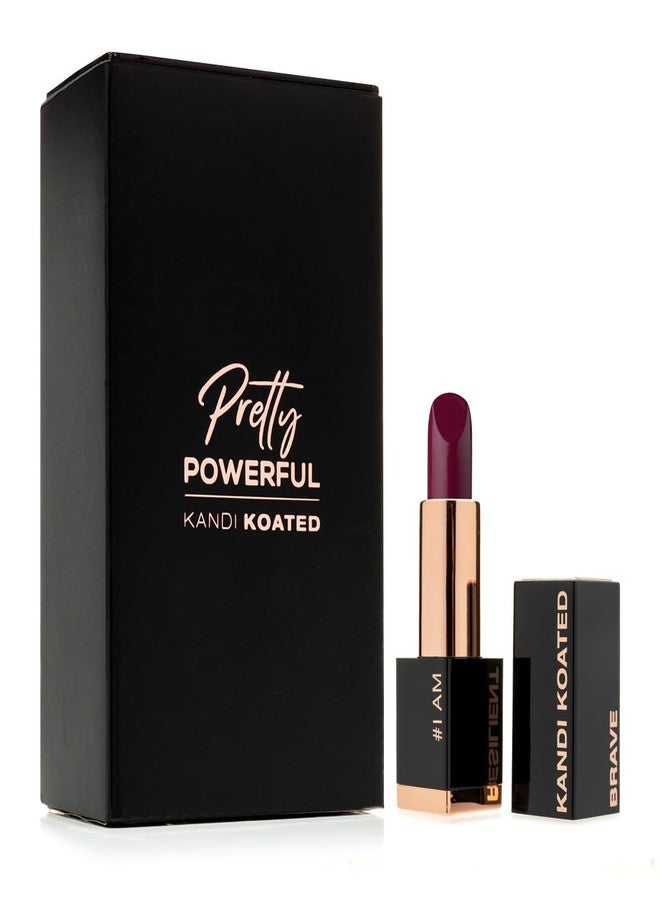 Kandi Koated Pretty Powerful Lipstick [Fierce] Matte Lip Color by Kandi Burruss | Special Edition Packaging | Creamy Texture, Rich Color, Paraben-Free, Cruelty-Free Formula | Beauty & Makeup - Image 1