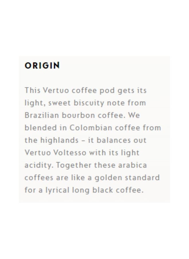 Nespresso Voltesso, Vertuo Range 10 Capsules (40ml)  - Image 4