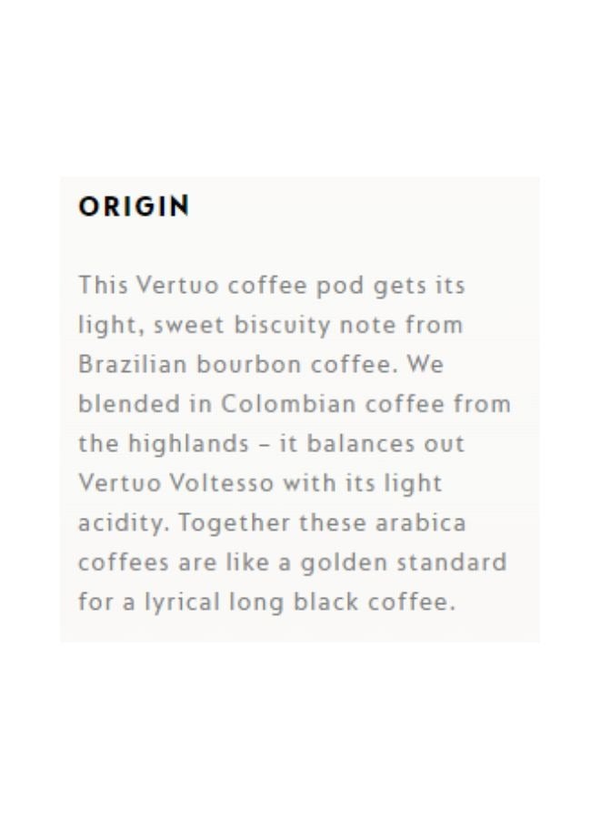 Nespresso Voltesso, Vertuo Range 10 Capsules 52g 10 Capsules (40ml) - Image 4