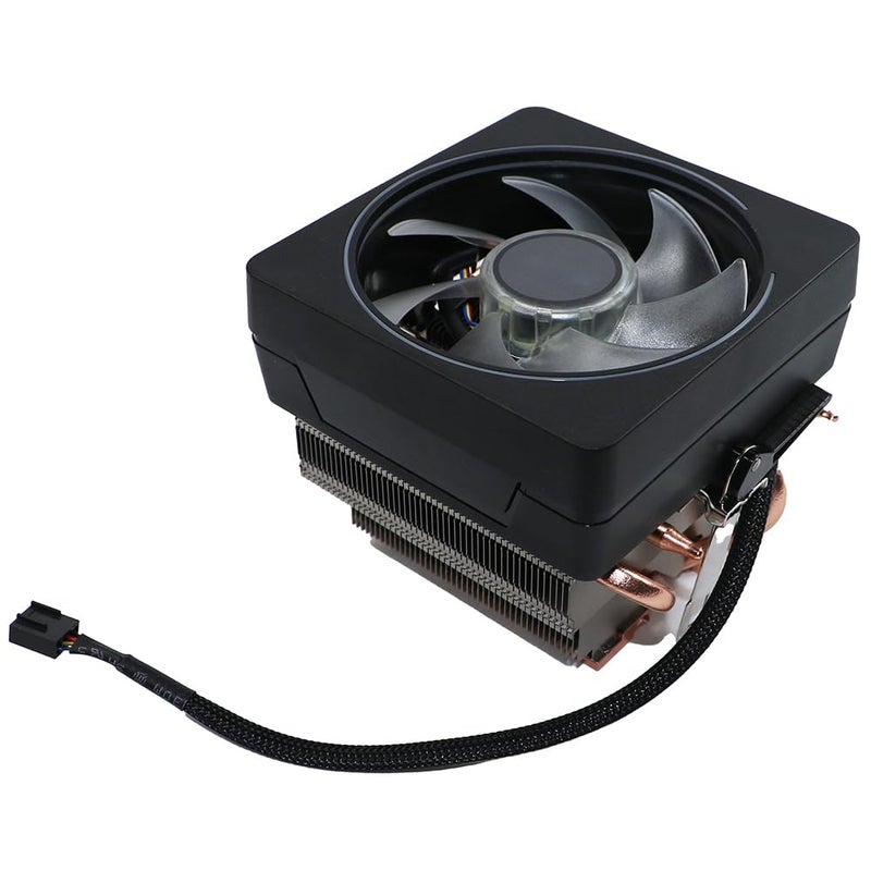 WSHAITE CPU Wraith Cooler Prism Aluminum Heat Sink Copper Core Base 4-Pin PWM 95mm Fan Pre-Applied Thermal Paste Compatible with AMD Socket AM5 AM4 AM3 AM2 Ryzen 7 1700X 1800X 2700X 3700X 4700X 5700X Fan - Image 3