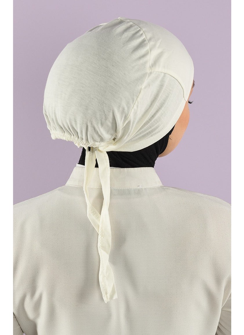 Sefa Merve - Seamless Bonnet 90100-03 Ecru - Image 1