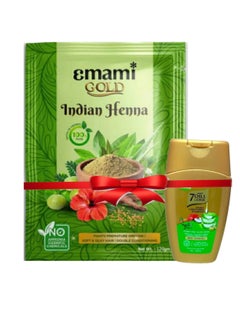 emami Emami Gold Henna 100% Pure + Emami Shampoo 100ml with Aloe Vera 