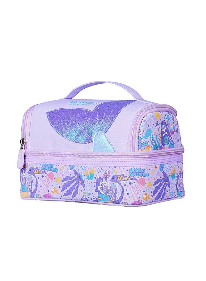 Nohoo Kids Insulated Lunch Bag Mermaid - Purple - Image 1