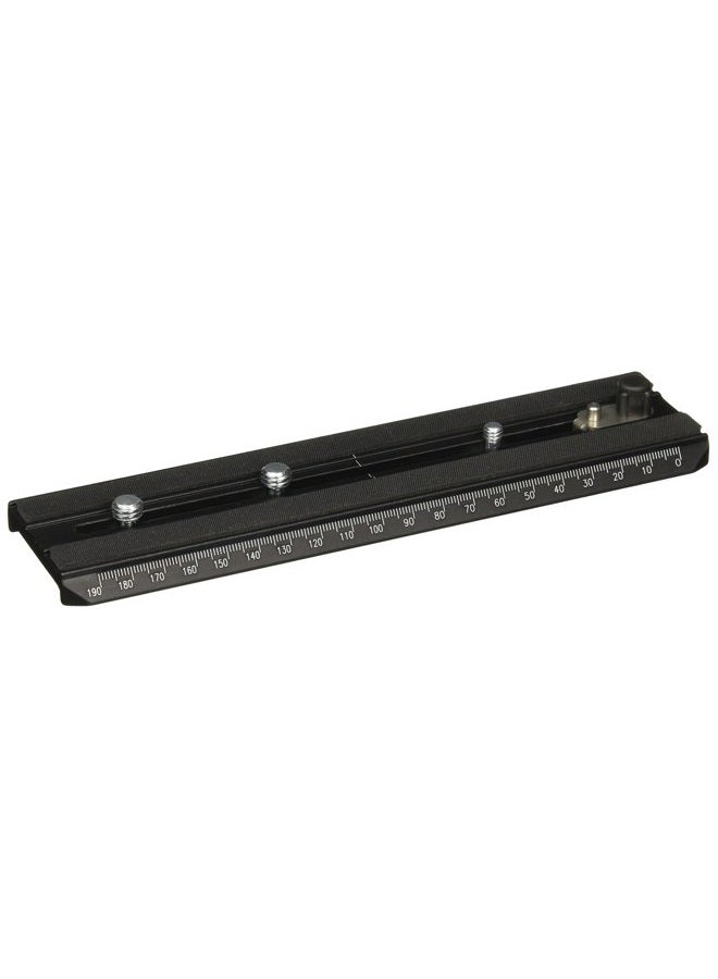 Manfrotto 357PLONG Long Rapid Connect Mounting Plate,Black - Image 1