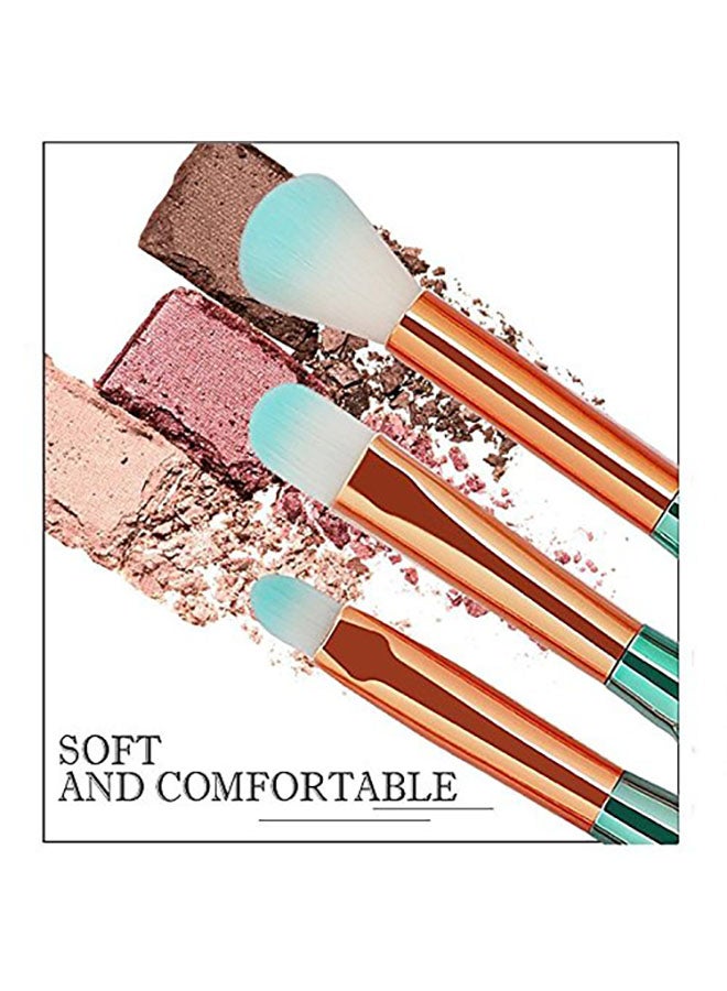 CYTHERIA 11-Piece Mermaid shape Makeup Brushes 700 G Multicolour - Image 4