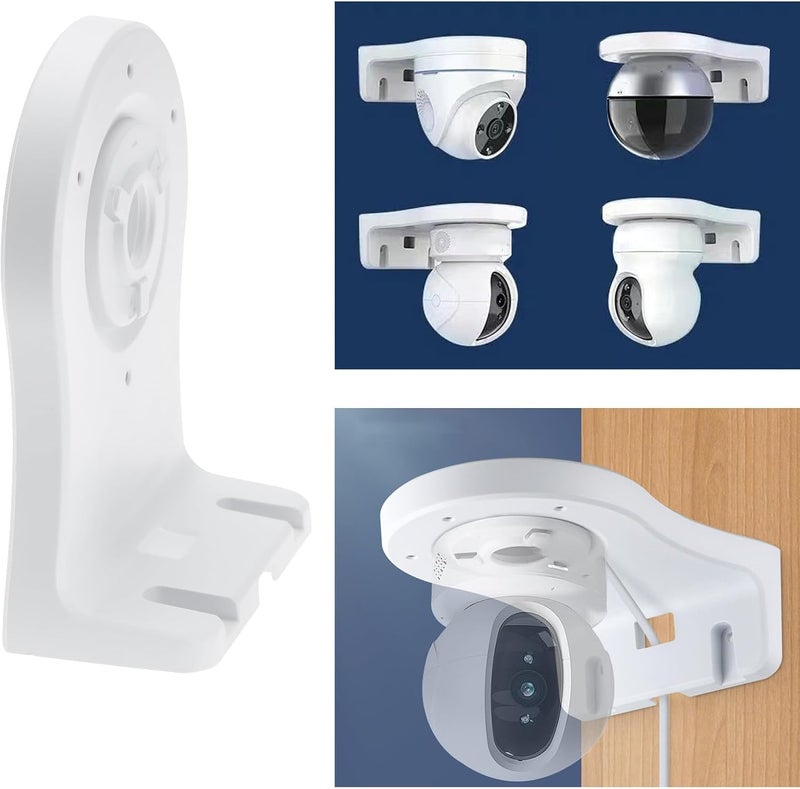 Bectro حامل تركيب على الحائط من نوع L مصنوع من PVC للاستخدام الداخلي والخارجي مصمم خصيصًا ليتوافق مع كاميرات المراقبة الذكية EZVIZ C6 Series و C4 Series - Image 4