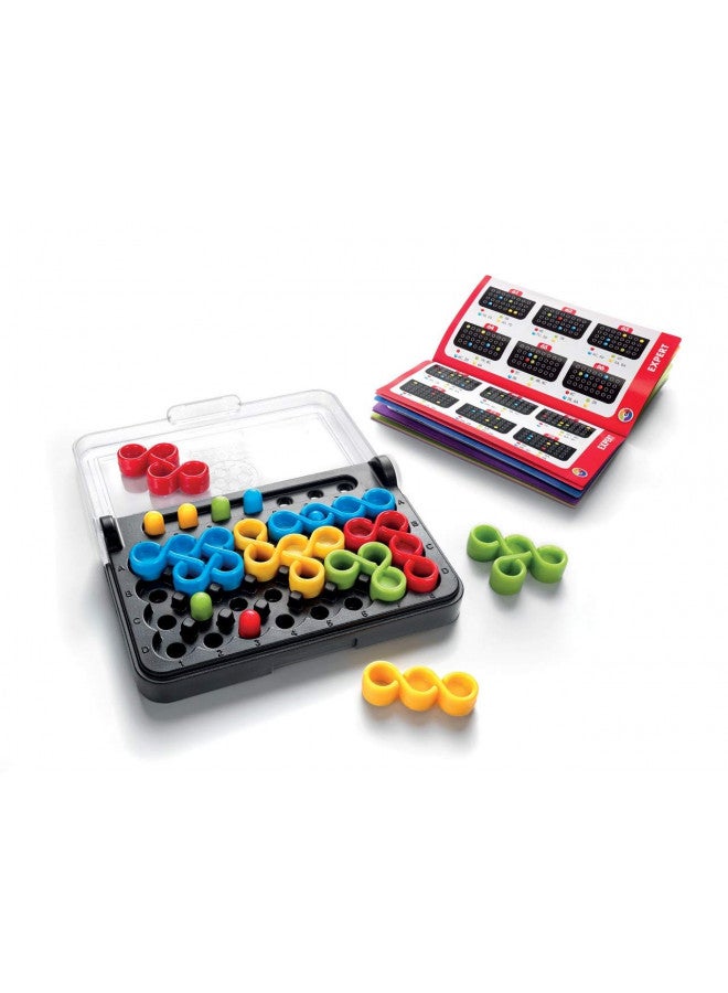 SmartGames لعبة سمارت جيمز IQ تويست، لعبة سفر للأطفال والبالغين، لعبة بناء مهارات إدراكية - أحجية للذكاء للأعمار من 6 سنوات وما فوق، 120 تحديًا في علبة مناسبة للسفر - Image 3