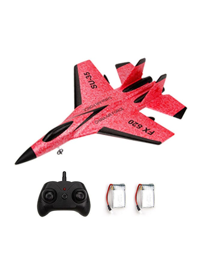 RC Airplane 2.4GHz RC Plane Gliding SU-35 Aircraft Model EPP Flight Toys 3-axis Gyro Stability for Adults Kids Boys 2 Battery  - Image 1