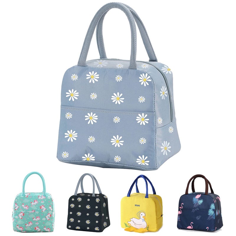 YumSur Lunch Bag Insulated Tote Bag Lunch Box Resuable Cooler Bag Lunch Container Waterproof Lunch Holder for WomenMenStudent and Kid