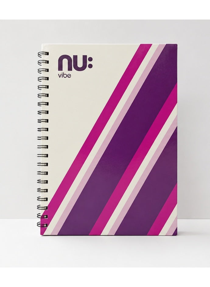 nu 1-Piece Vibe A4 Size Spiral Notebook Assorted Colours - Image 2