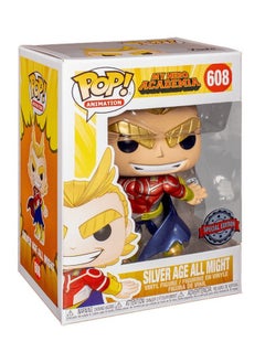 NIBEMINENT Pop! Animation: My Hero Academia S3 All Might (Metallic) Exclusive Collectable Vinyl Figure, 43822 3.75inch  - Image 2