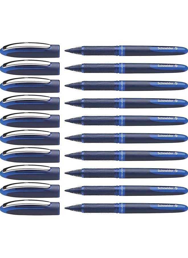Schneider - One Business Pen Blue 10 Pieces - Image 1