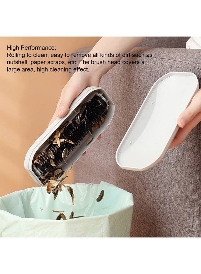 Srliya Reusable Handheld Crumb Sweeper Home Soft Hair Debris Collector for Table Bed Sheet Clothes Sofa - Image 2