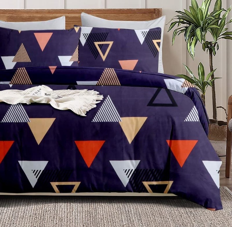 VAS COLLECTIONS® All Weather Microfiber Comforter/Duvet/AC Quilt/Blanket - Reversible with Siliconised Filling - 200 GSM |Double - 220x240 cms (Grey & Red) - Image 2