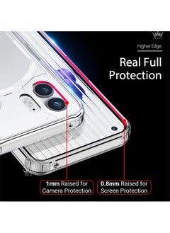Waldic Silicone Protective Back Case Cover For Nothing Phone (2) - Clear  - Image 3