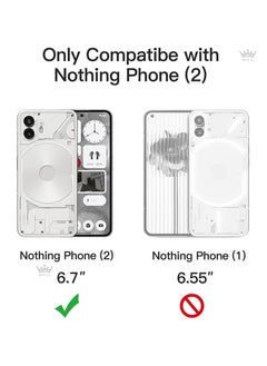Waldic Silicone Protective Back Case Cover For Nothing Phone (2) - Clear  - Image 2