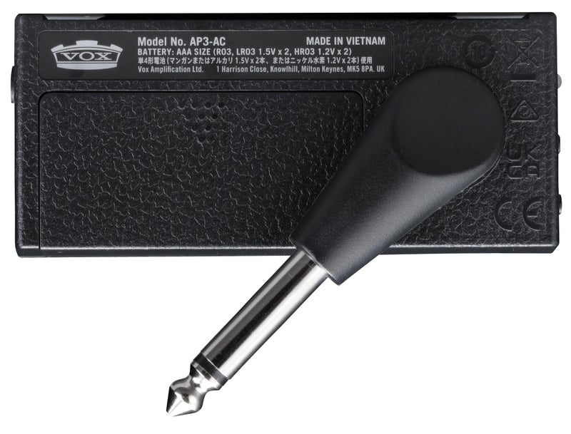 Vox amPlug 3 High Gain Headphone Guitar Amplifier w/ 2 Channels, Stereo Effects, Built-in Rhythms, and Aux in Jack - Image 5