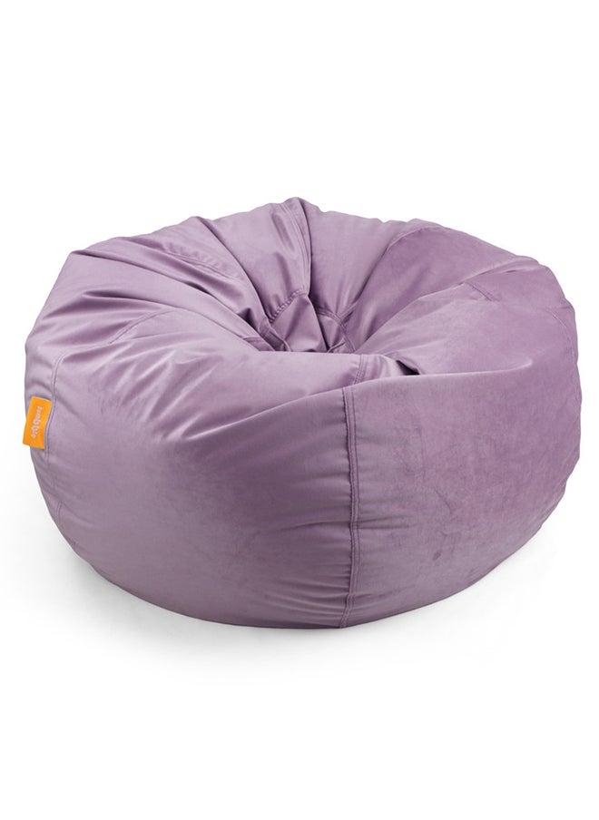 Jumbble Jumbble Suede Bean Bag with Filling | Ultimate Indoor Lounging Chair for All Ages | Velvet Soft Fabric | Filled with Polystyrene Beads(XXL, Dark Pink)  - Image 2