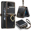 Mobcos Caseme SM ZFlip 4 Leather Brown