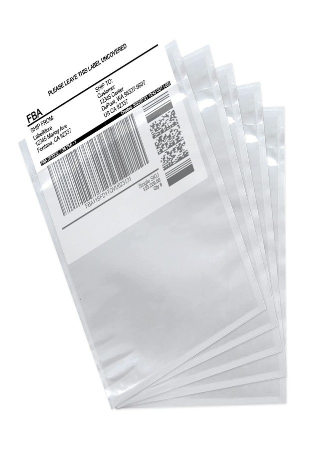 SJPACK Packing List Envelope 4.5x5.5 inches -100 Pieces in Transparent Adhesive File Bag For Shipping Labels And Invoices - Image 1