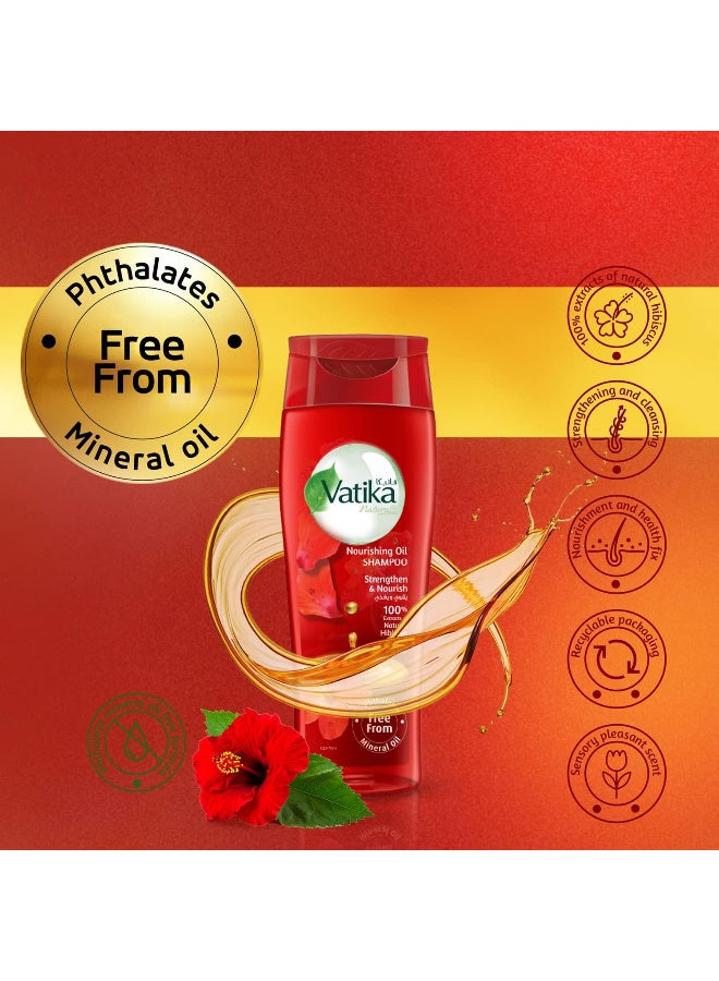 فاتيكا شامبو فاتيكا المغذي بالزيت، مستخلص الكركديه الطبيعي، يقوي ويغذي الشعر الضعيف - 425 مل - Image 5