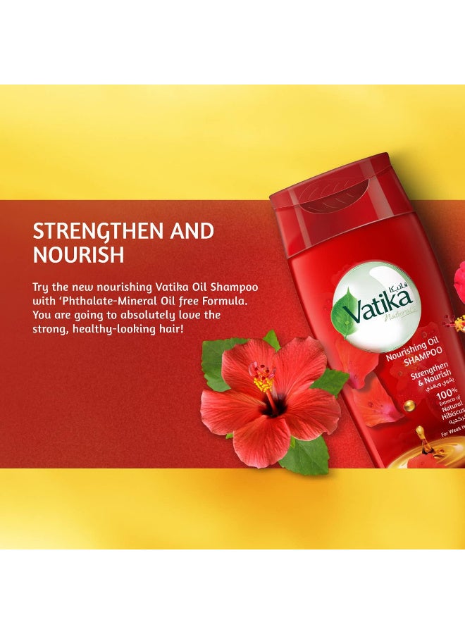 فاتيكا شامبو فاتيكا المغذي بالزيت، مستخلص الكركديه الطبيعي، يقوي ويغذي الشعر الضعيف - 425 مل - Image 3