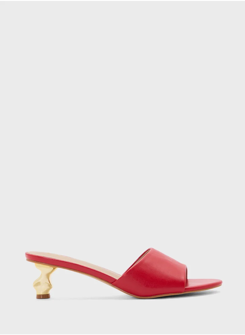 ايلا Interest Heel Mule Sandal