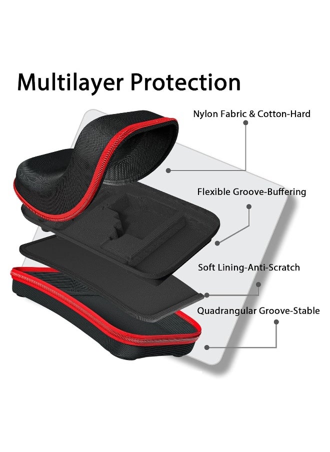 Generic Durable Hard Carrying Case for Switch and Switch OLED, Protective Storage Case with Space for 20 Games, Console, and Accessories - Perfect for On-the-Go Gaming!  - Image 3