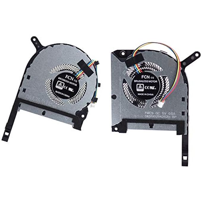 CPU & GRAPHICS GPU COOLING FAN REPLACEMENT FOR ASUS FX506 FX505 FX566 FX706 FA506 FA706 FX705 FX506LH-AS51 FX505DT-AH51 FX566LH-HN257T - Image 2