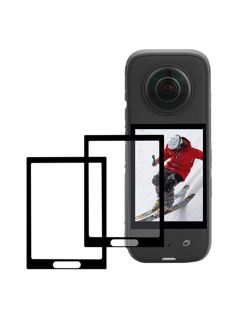 Generic - Lens Guards Protector Compatible with Insta360 X3 Anti-scratch HD Protective Shell Case Insta360 X3 LCD Tempered Glass 9H Hardness For ONE X3 Panoramic Cameras Accessories - Image 1