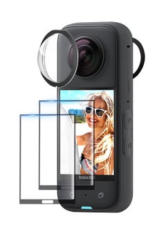 Generic Lens Guards Protector Compatible with Insta360 X3 Anti-scratch HD Protective Shell Case Insta360 X3 LCD Tempered Glass 9H Hardness For ONE X3 Panoramic Cameras Accessories  - Image 1