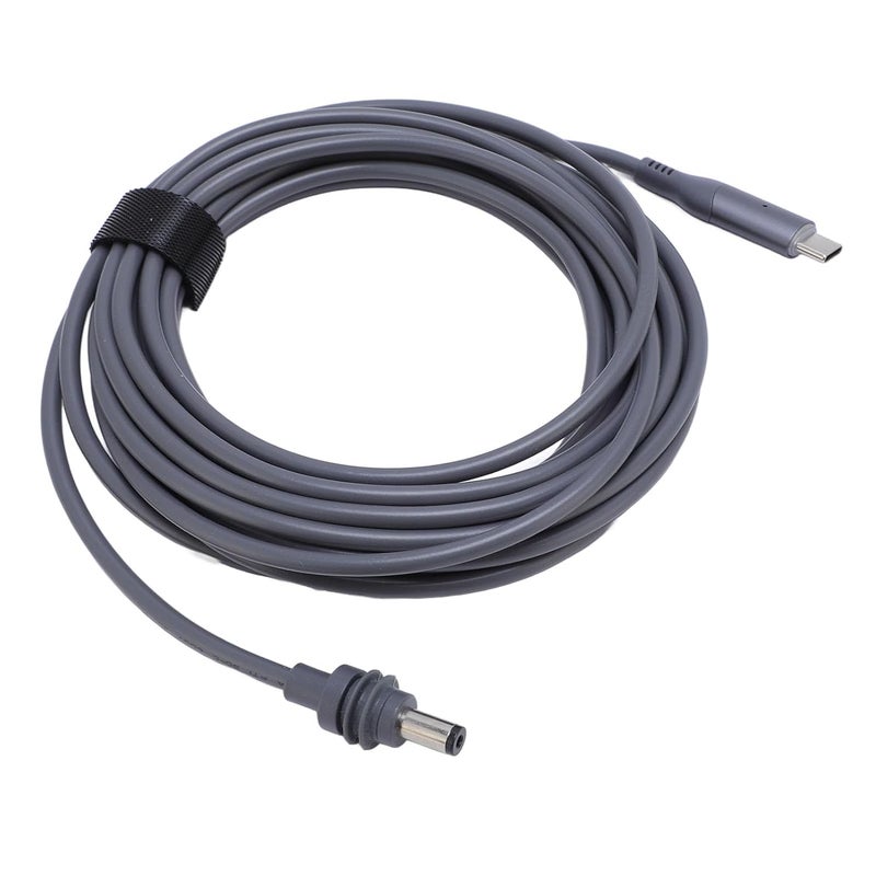 Satellite USB C to DC Power Cable 10m/32ft, USB Type C to DC Cord with Red Blue LED Indicator Light, Water, for Outdoor Camping RV Travel, PD Charging Station & Mobile (#5) - Image 2