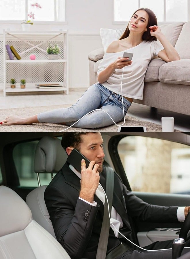 فليفيو كابل USB C 60 واط، كابل USB-C إلى USB-C كابل شاحن USB C لأجهزة iPhone 15، وMac Book Pro 2020، وiPad Pro 2020، وSwitch، وSamsung Galaxy S20 Plus S9 S8 Plus، وPixel، وأجهزة الكمبيوتر المحمولة والمزيد - Image 3