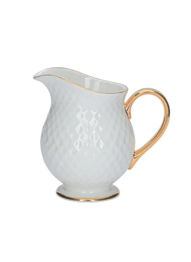 Alsaif Gallery Porcelain dinner set with golden line 66 pieces  - Image 4