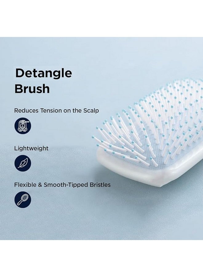 هارتس فرشاة الشعر | فرشاة ذات شعيرات | فرشاة شعر مع مجداف | فرشاة فك تشابك الشعر | مناسب لجميع أنواع الشعر | فرشاة تصفيف الشعر | Xh45Ble | أزرق - Image 3