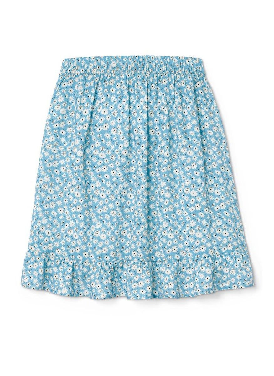 Kids Girl Floral Print Midi Skirts, Turquoise - pzsku/Z1860B5DE36B366BF8314Z/45/_/1740319751/ce9b902d-1b42-4e6b-a5c7-a7535a3c982f