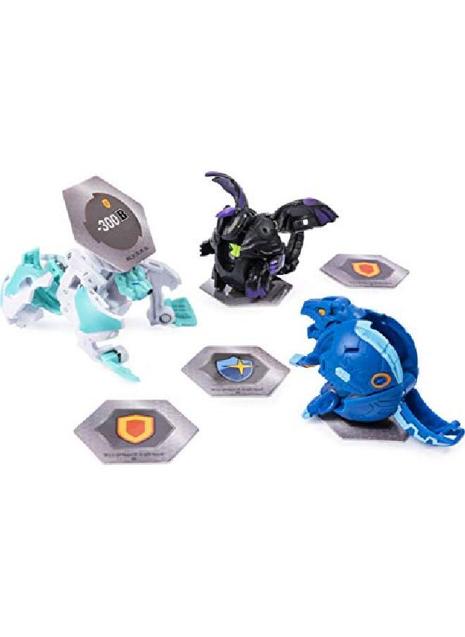BAKUGAN - مجموعة البداية من 3 قطع من شخصيات الحركة القابلة للتجميع من Haos Hydorous للأعمار من 6 سنوات فما فوق - Image 1