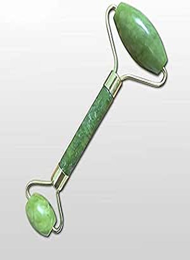 Facial Massage Roller Double Heads Jade Stone for Relaxation and Slimming