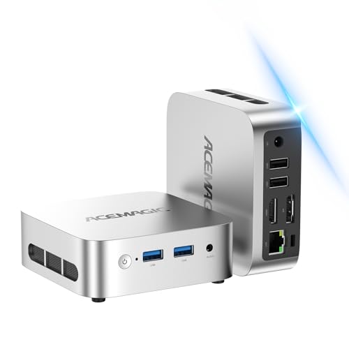 ACEMAGIC Mini Pc 11 Pro, Processor N95 (Beat N100/N150) up to 3.4 GHz Mini Computers, 16GB DDR4 256GB SSD, 4K Dual Display WiFi BT VESA Micro Small Pc for Business and Home, Mini Desktop - Image 1