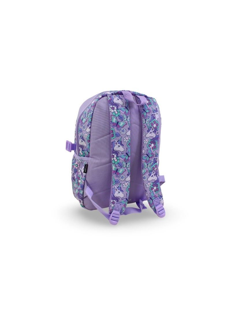سميجل حقيبة ظهر Smiggle بتصميم وحيد القرن، مقاس 17 بوصة – بنفسجي - Image 2