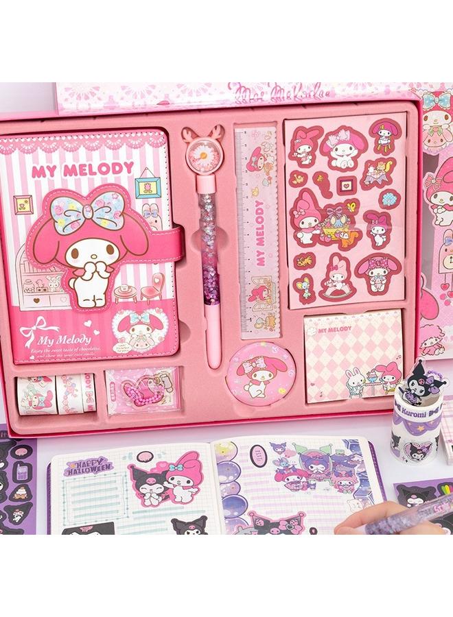 Bluejw Sanrio Hand Ledger Merleti Stationery Suit Hand Ledger Gift Box Children's Girls Primary School Students' Birthday Gift Ledger - Image 5