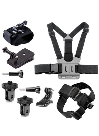 Camera Accessory Kit Chest Mount Wrist Strap Backpack Clip Mount Compatible with Insta360 One X2/GO 2/One R/One X/Osmo Action/Hero 11/10/ 9/ 8/ 7/ 6/5/4/3 - pzsku/Z18611796D72DD0DA79A9Z/45/1746224852/b2bc2063-8650-4fdd-b0fa-3afa803f542c