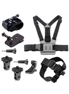 Generic Camera Accessory Kit Chest Mount Wrist Strap Backpack Clip Mount Compatible with Insta360 One X2/GO 2/One R/One X/Osmo Action/Hero 11/10/ 9/ 8/ 7/ 6/5/4/3  - Image 1