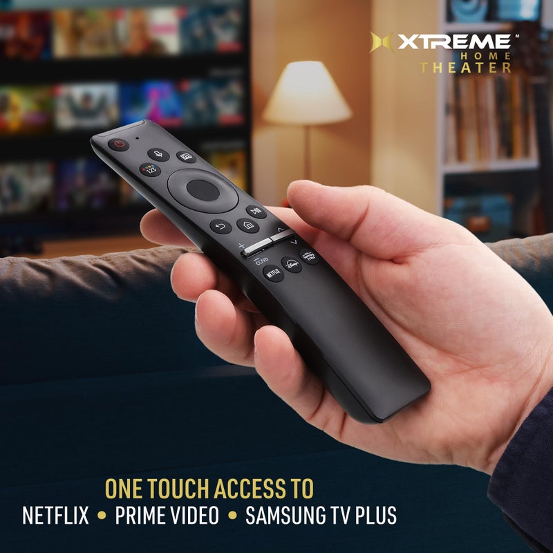 XTREME Replacement Remote Compatible with Samsung Smart TV - Universal Remote Control with Voice Search, Netflix, Prime Video, Samsung TV Plus Buttons, Compatible with 4K, QLED, OLED & Crystal UHD - Image 4