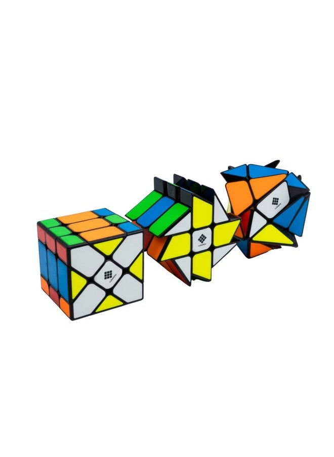 Cubelelo - Cubelelo Drift Axis, Fisher & Windmill (Tiled) Cube (v2) Gift Box | Unique Shape Mod Puzzle Toy with New Challenges | Intermediate & Advanced Level | Ideal Gift for Adult & Kid Cubers - Image 1