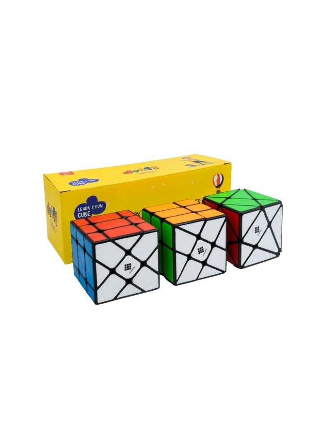 Cubelelo - Cubelelo Drift Axis, Fisher & Windmill (Tiled) Cube (v2) Gift Box | Unique Shape Mod Puzzle Toy with New Challenges | Intermediate & Advanced Level | Ideal Gift for Adult & Kid Cubers - Image 1