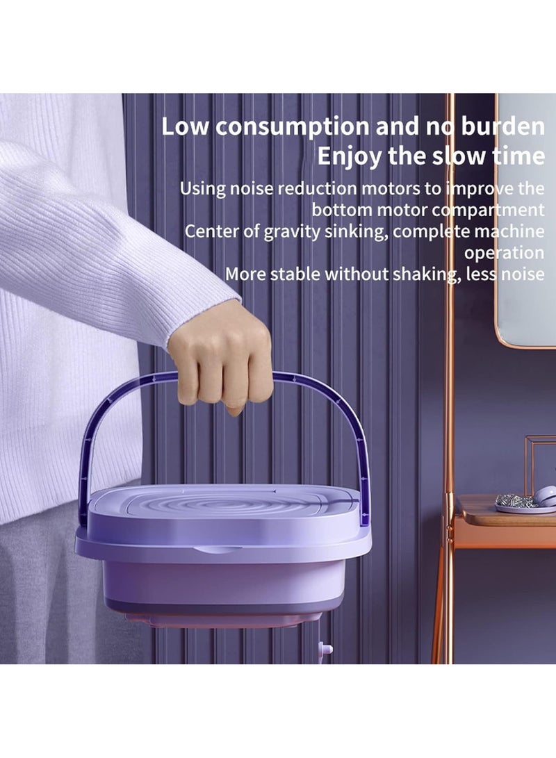 بريمو بلس غسالة صغيرة محمولة قابلة للطي 8 لتر مع مجفف دوار للتنظيف بالموجات فوق الصوتية والتعقيم مع سلة تصريف - Image 4